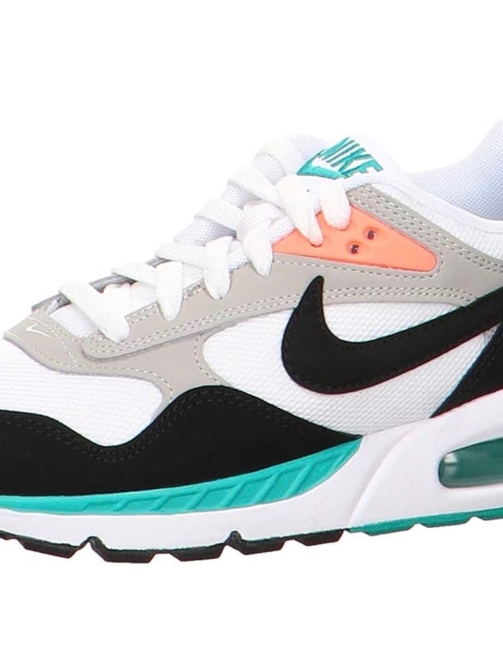 Nike Air Max Retro Runner in White, Black & Teal